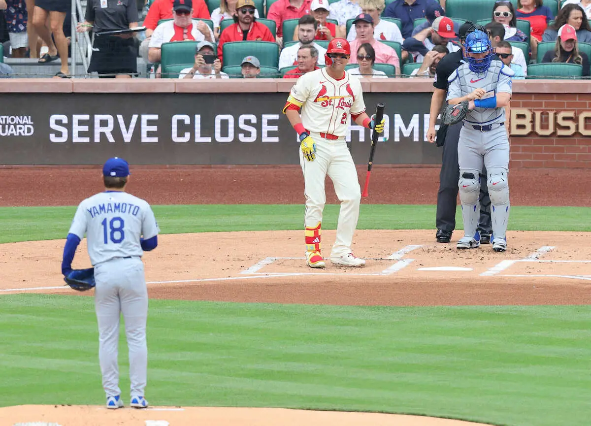 【MLB】ヌートバー　侍Jで同僚の山本由伸と初対戦で1安打も2三振 「明らかにフラストレーションがたまった」